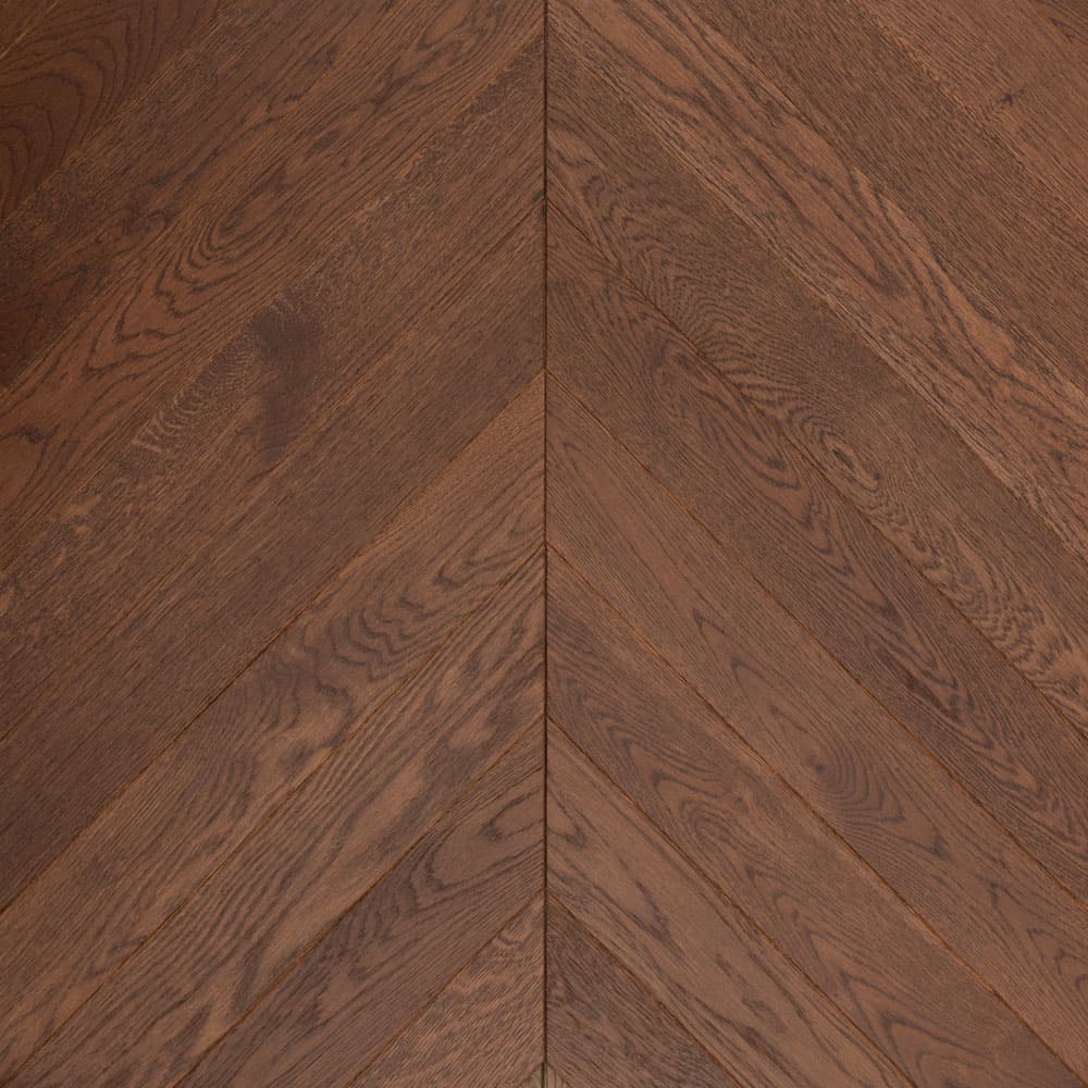 Паркет Елка Французская Lab Arte Chevron Дуб Натур Табак лак 600/475х125х14/3/45°