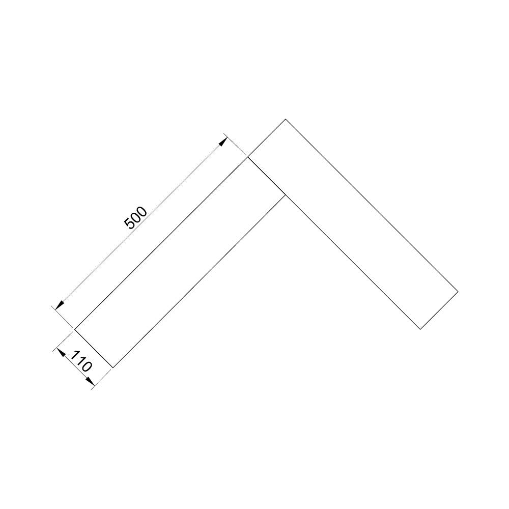 Паркет Елка Английская Lab Arte Angle Дуб Натур Верк лак 500х110х14/3