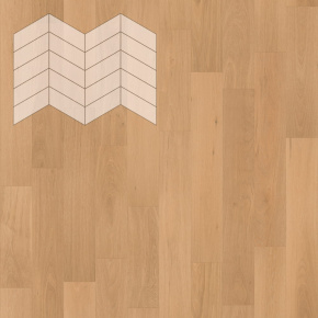 Паркет Елка Французская Lab Arte Chevron Дуб Рустик Флора лак 400/328х125х14/3/60° в интерьере