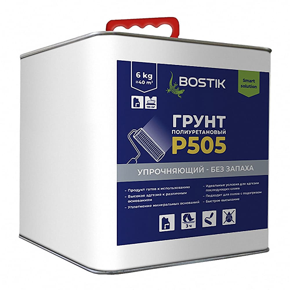 BOSTIK Грунтовка полиуретановая P505 6кг ТЕРМОРЕЖИМ