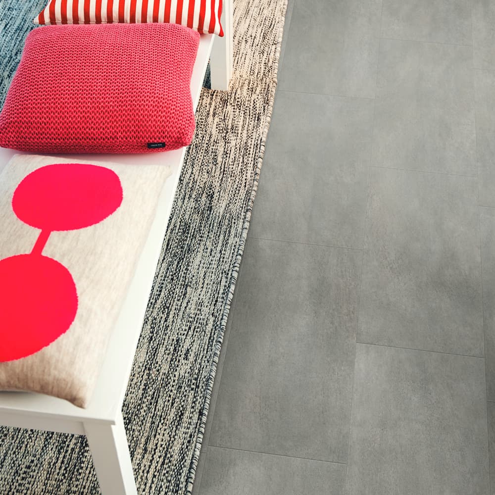 Плитка ПВХ Pergo Tile Click V3120-40051 Бетон Серый Темный 1300*320*4,5 (2,08)