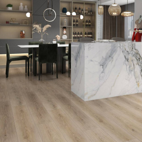 ПВХ Покрытие Calitex Diamonds Lesatho Plank Click DM501 1220x228x6 (1,947 м2) в интерьере