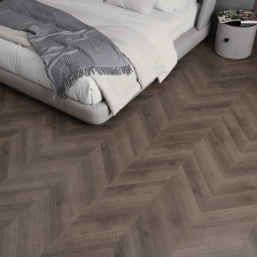 Ламинат ПВХ Alpine Floor Дуб Антарес Chevron SPC ECO 18-9*** в интерьере